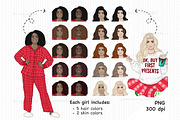 Oh Snap Girls Clipart, a Person Illustration by GlamArtZhanna (Thumbnail 3 of 4)
