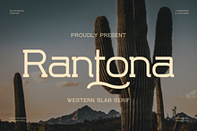 Rantona | Western Slab Serif
