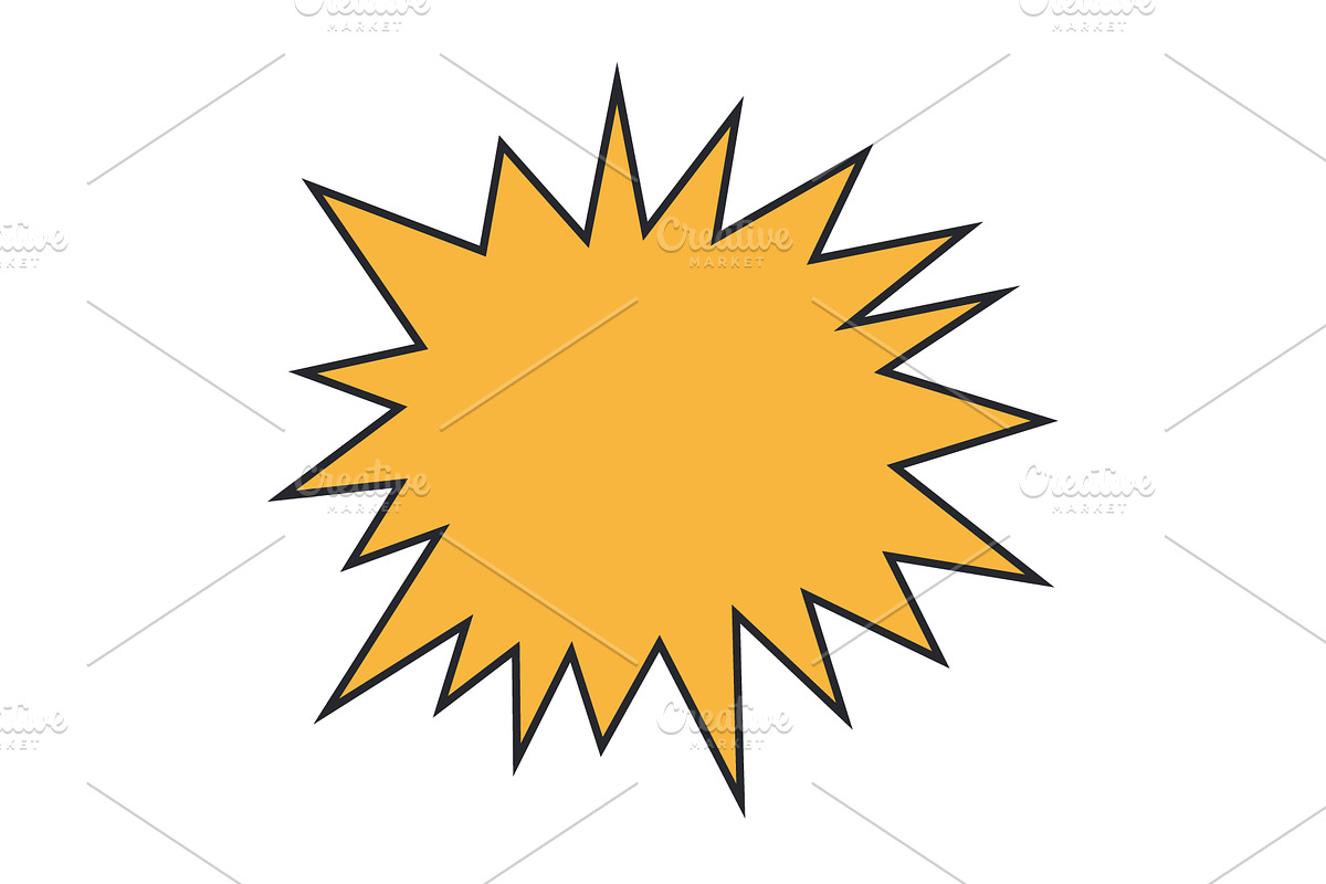 Irregular star shape icons, an Object Graphic by Elena Pimukova (Photo 14 of 16)