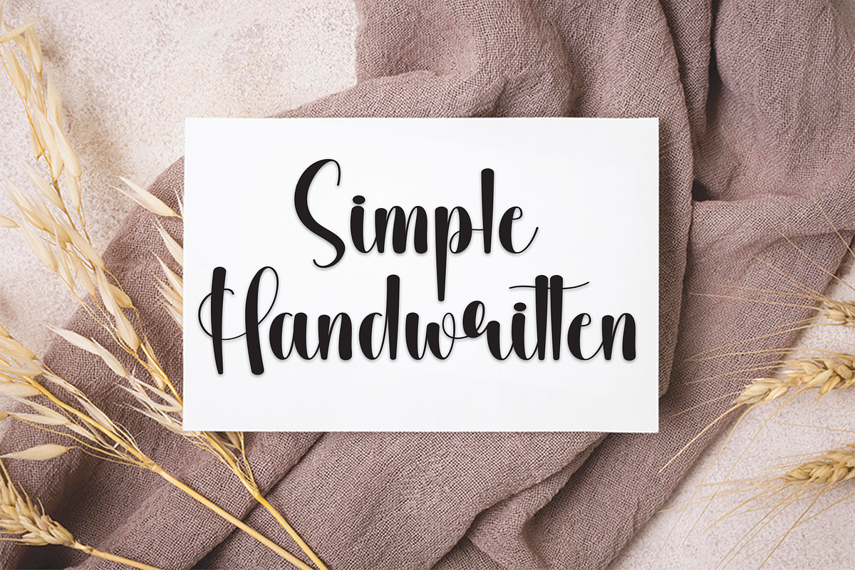 Happy Party | Script Font, a Handwritten Font by Scratchones (Photo 4 of 9)