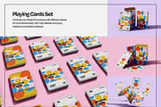Playing Card Deck Mockup Set, a Packaging Mockup by Mego-studio (Thumbnail 3 of 7)