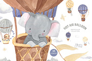 Kids BUNDLE. Watercolor, an Animal Illustration by OlliArtDesign (Thumbnail 7 of 22)