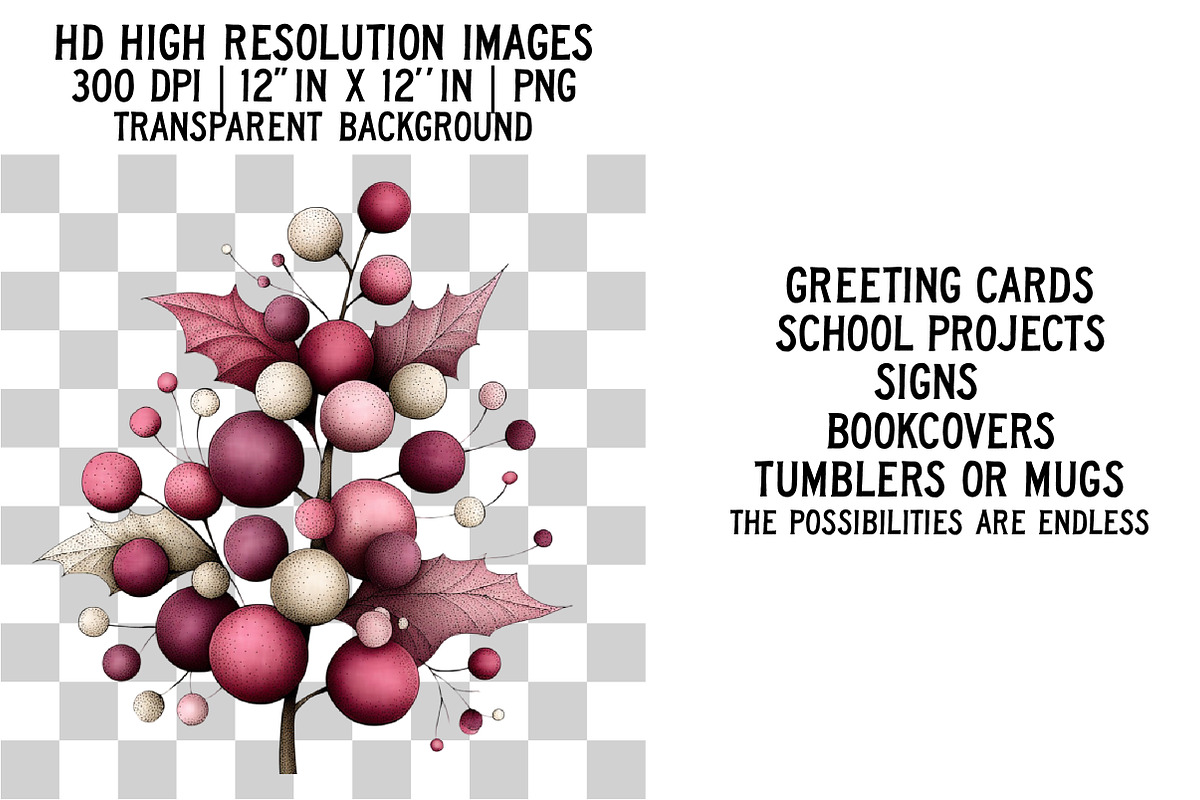 Whimsical Christmas Clipart, an Illustration by Craft Nest (Photo 2 of 6)
