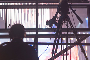 Cameraman with professional TV camera filming live concert on st, a Photo by Pictures for you!!!!!!!!!