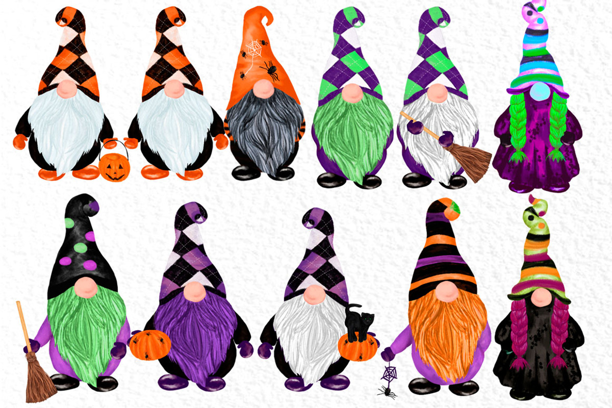 Gnomes clipart Thanksgiving clipart, an Illustration by vivastarkids (Photo 2 of 7)