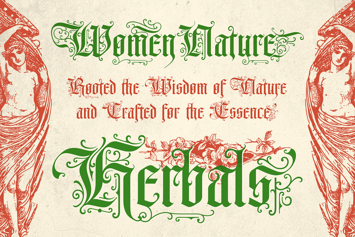 Signtelly Typeface, a Blackletter Font by alit design (Photo 6 of 20)