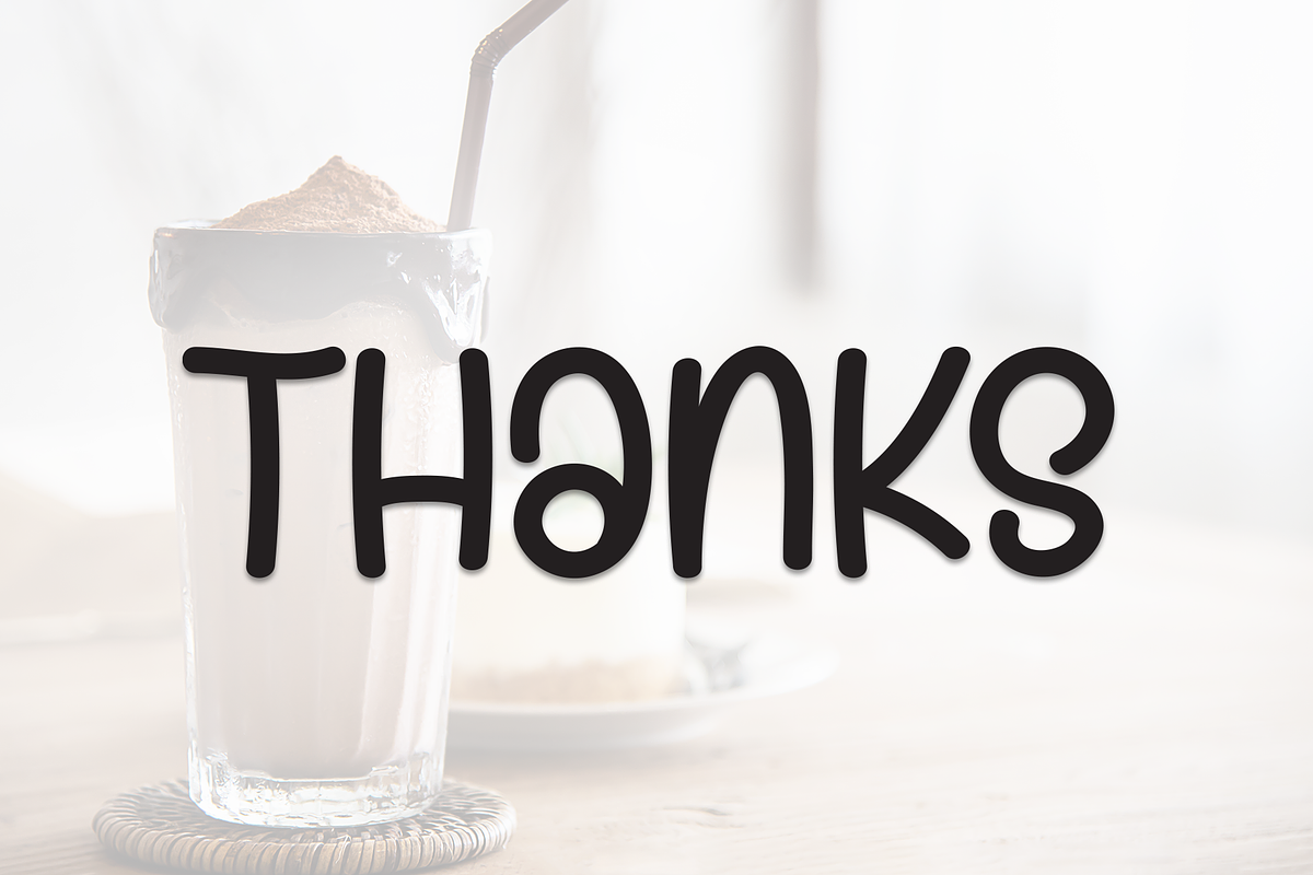 Milk Chocolate | Script Font, a Script Font by Scratchones (Photo 9 of 9)
