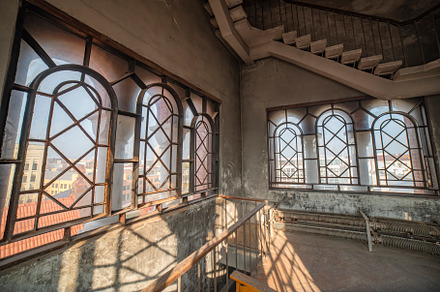 stairs inside the tower in the Church of Saints Simeon and Helen, a Photo by Pictures for you!!!!!!!!!