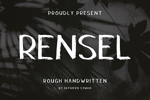 Rensel Rustic Handwritten Font