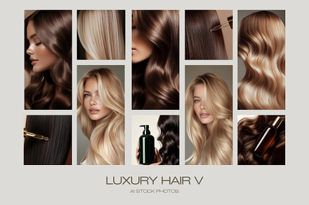 100 Hair Stock Photos V