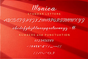 Monica Font, a Script Font by Ahmad Pkp Studio (Thumbnail 8 of 9)