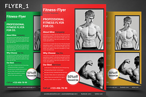 Health, Sports, Fitness Flyer Bundle