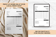 Minimalist Invoice Template, a Stationery Template by Anna Design Studio (Thumbnail 4 of 6)