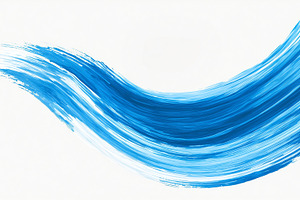 Abstract blue brush stroke on white, a Background Photo by MistyDay