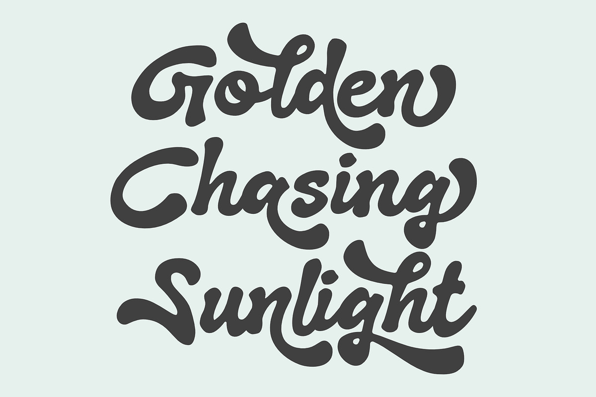 Megiula - Rounded Script Font, a Script Font by Sealoung (Photo 2 of 11)