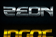 3D Metal Photoshop Text Styles