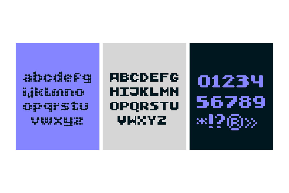 TO Gridlow 8-bit Pixel Typeface, a Sans Serif Font by Tomasz Ostrowski Design (Photo 7 of 11)