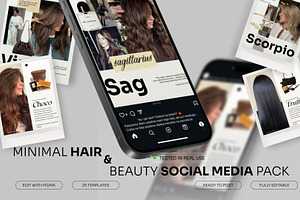 Beauty Instagram Pack – 25 Figma, a Templates & Theme by ArtDom