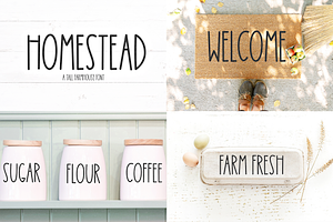 Farmhouse Font Bundle Part Three