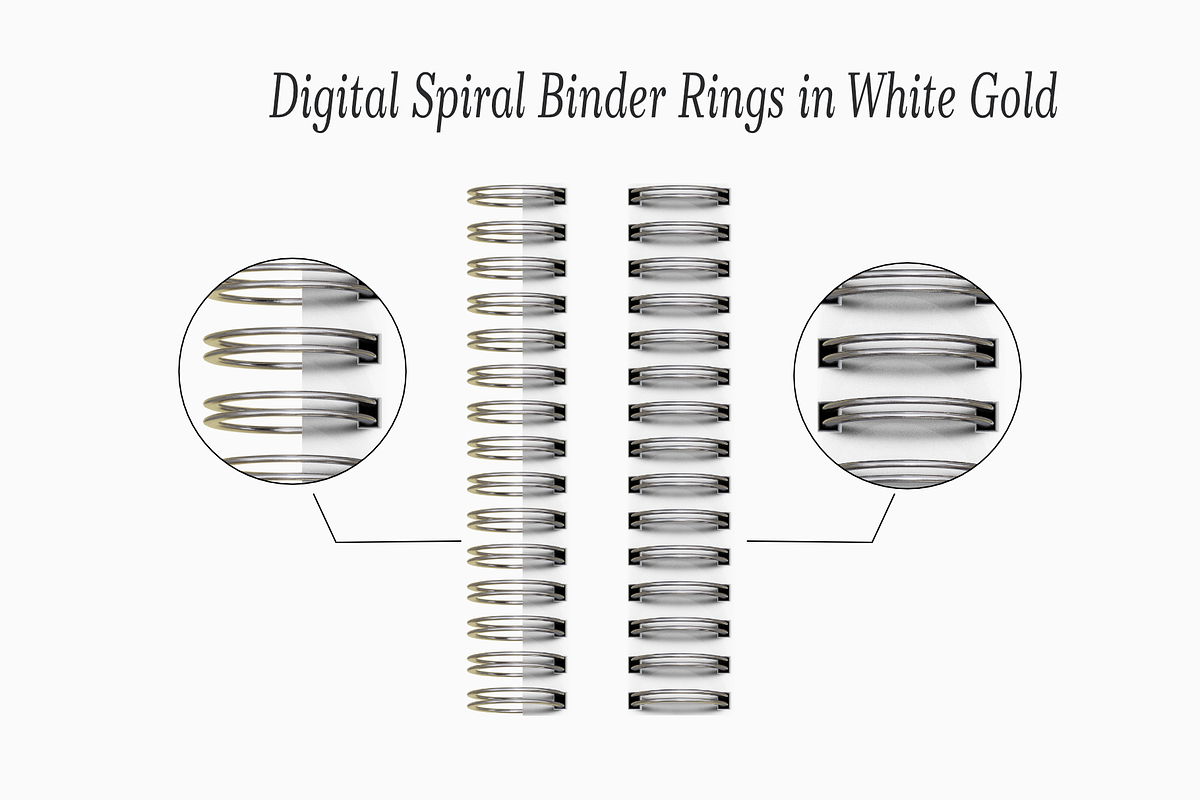 Spiral Digital Binder Rings Set, an Object Graphic by 3PointsCreative (Photo 3 of 6)