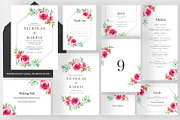 Watercolor Floral Wedding Suite, an Invitation Template by Azka Creative (Thumbnail 1 of 5)