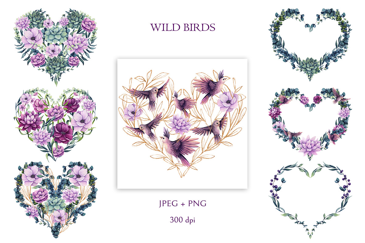 Wild Birds, an Illustration by Salted Galaxy (Photo 5 of 17)