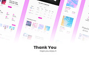 NFT Marketplace Web Design, a Wireframe Template by INSPR STD (Thumbnail 6 of 6)