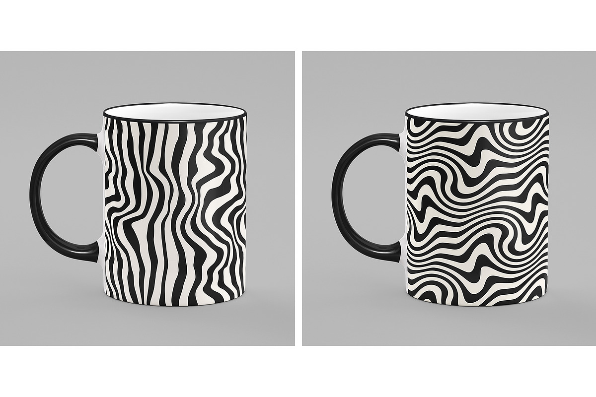 Distorted Seamless Patterns | Vol. 1, a Pattern Graphic by Curly_Pat (Photo 6 of 7)