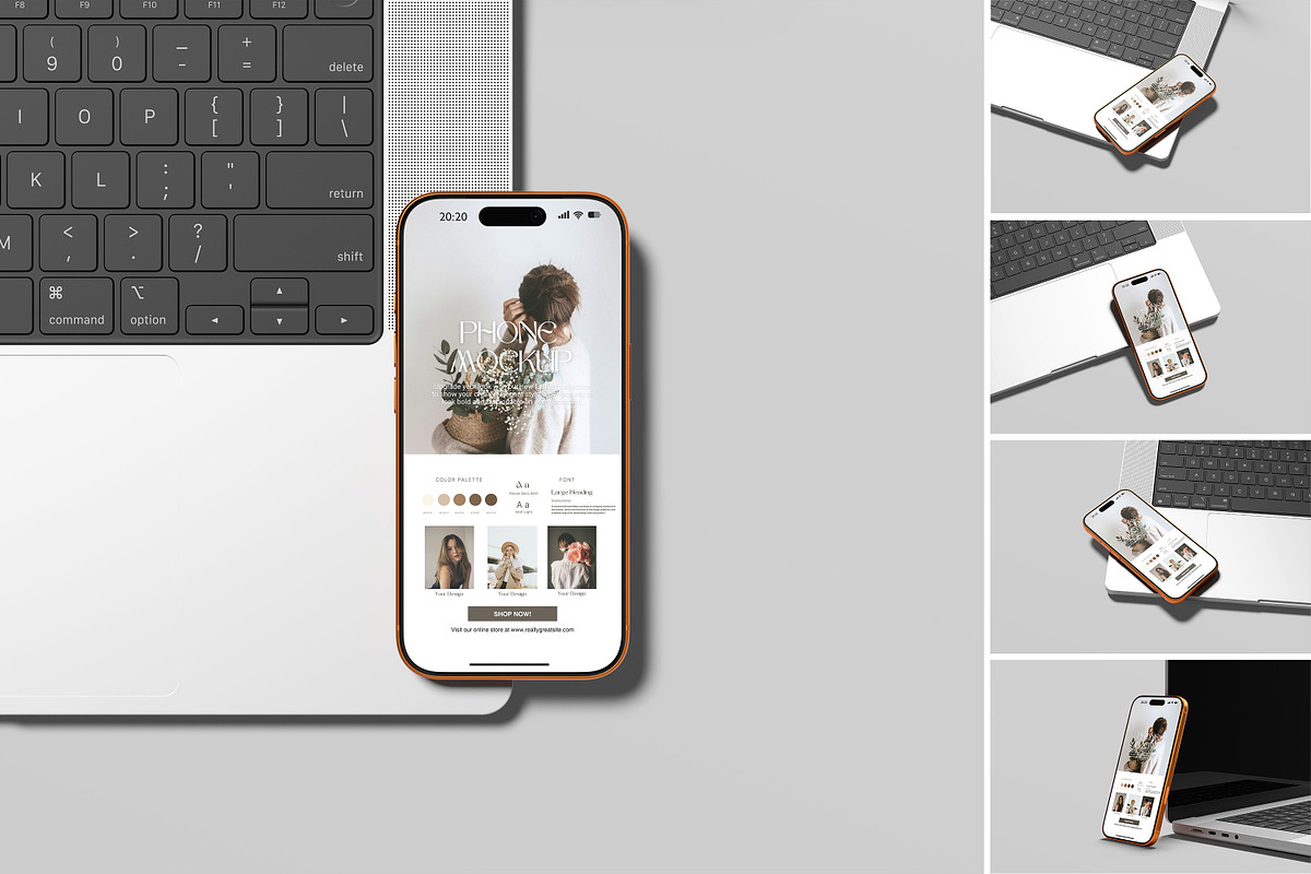 iPhone 17 Pro Mockup, an iPhone Mockup by graphicsecond (Photo 1 of 6)
