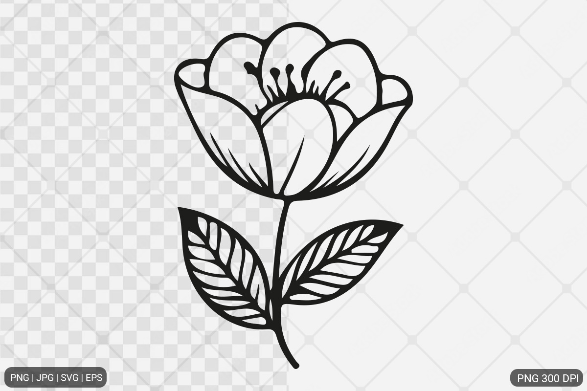 Floral Design SVG PNG Bundle, an Illustration by Actual Pixel (Photo 18 of 22)
