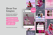 Coaching Instagram Canva Templates, a Social Media Template by Warmsoulgallery (Thumbnail 2 of 11)
