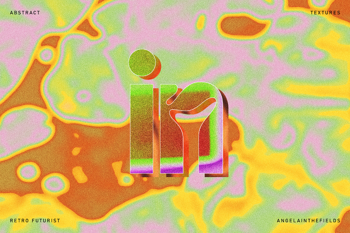 50 Psychedelic Textures Set, a Texture Graphic by angelainthefields (Photo 8 of 8)