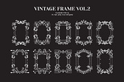 Frame Vintage Vol.2, an Object Graphic by Bewalrus Studio (Thumbnail 1 of 6)