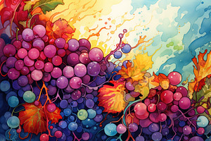 Colorful watercolor background with, a Photo by Iftikhar Alam