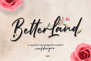 Better Land – Handwritten Font
