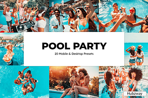Pool Party Lightroom Presets & LUTs, a Preset Add-On by Hubzway