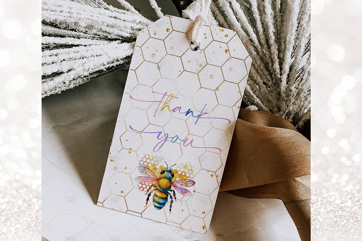 Honey Bees Clipart, an Illustration by BigCakeBee (Photo 4 of 4)
