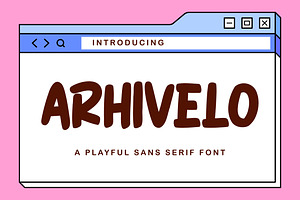 Arhivelo - Playful Sans Serif Font