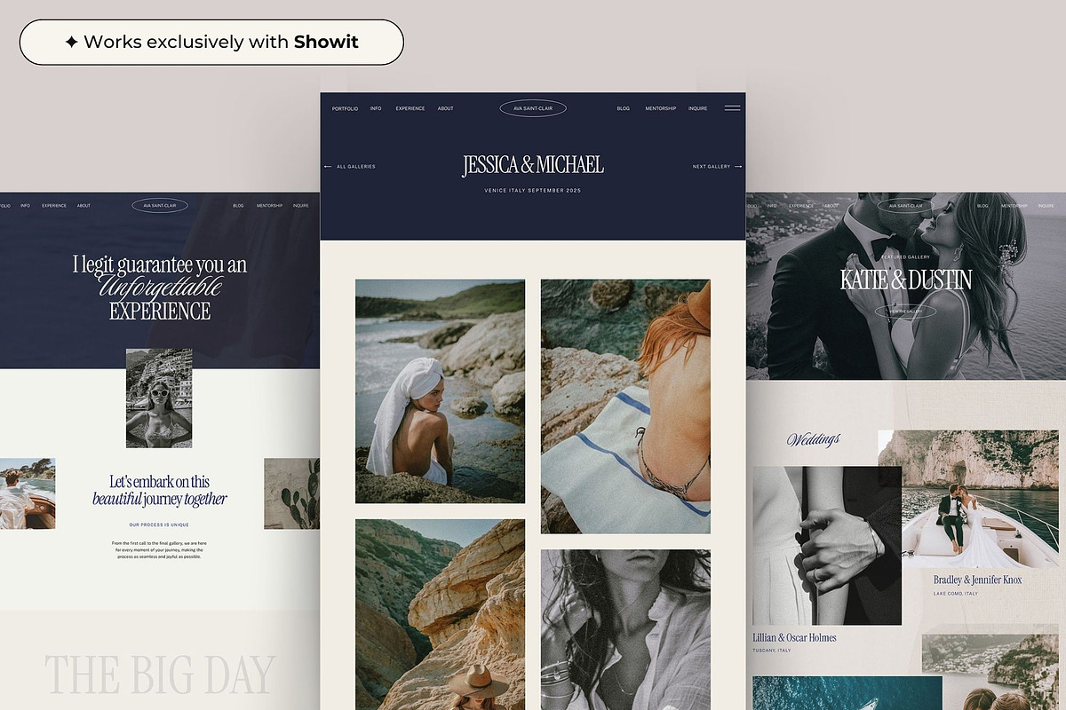 Photography Website Template, a Websites & App Template by Superhero Design Co. (Photo 7 of 7)
