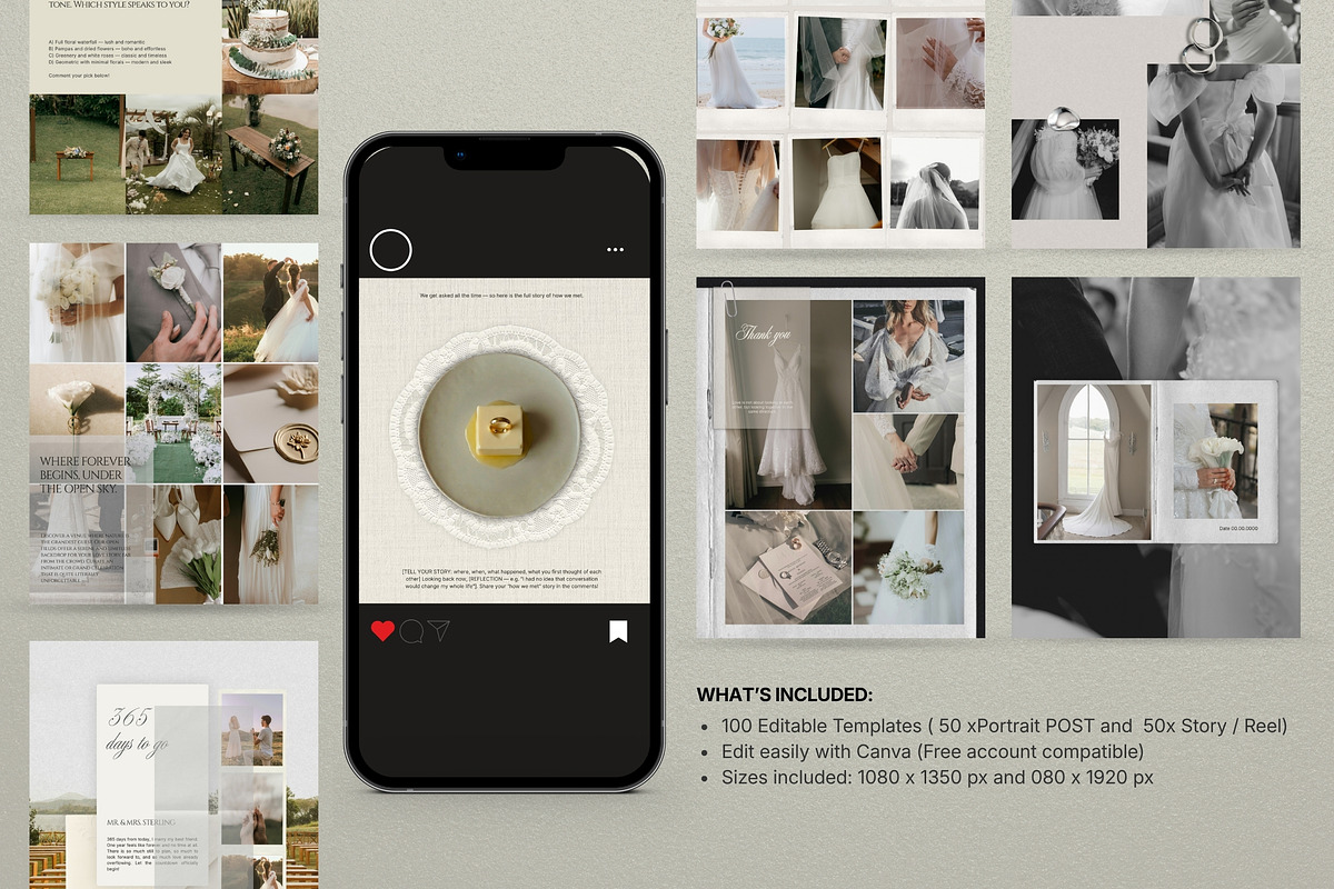 Modern Romance Social Media Pack, a Social Media Template by Pani Temp. (Photo 14 of 14)