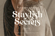 Vanilla Ravioli | Chic Ligature Font, a Serif Font by Pentagonistudio (Thumbnail 5 of 10)