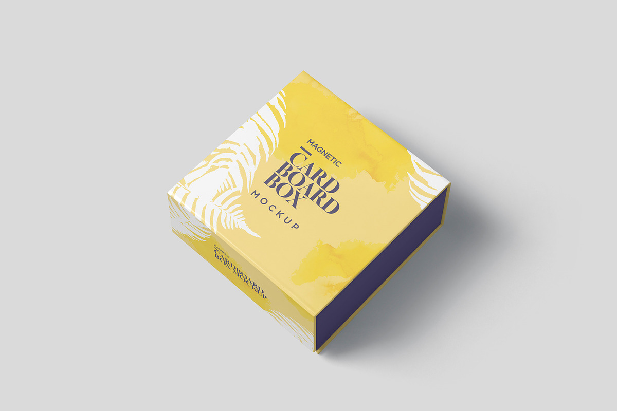 Magnetic Cardboard Box Mockups, a Packaging Mockup by GfxFoundry (Photo 7 of 7)