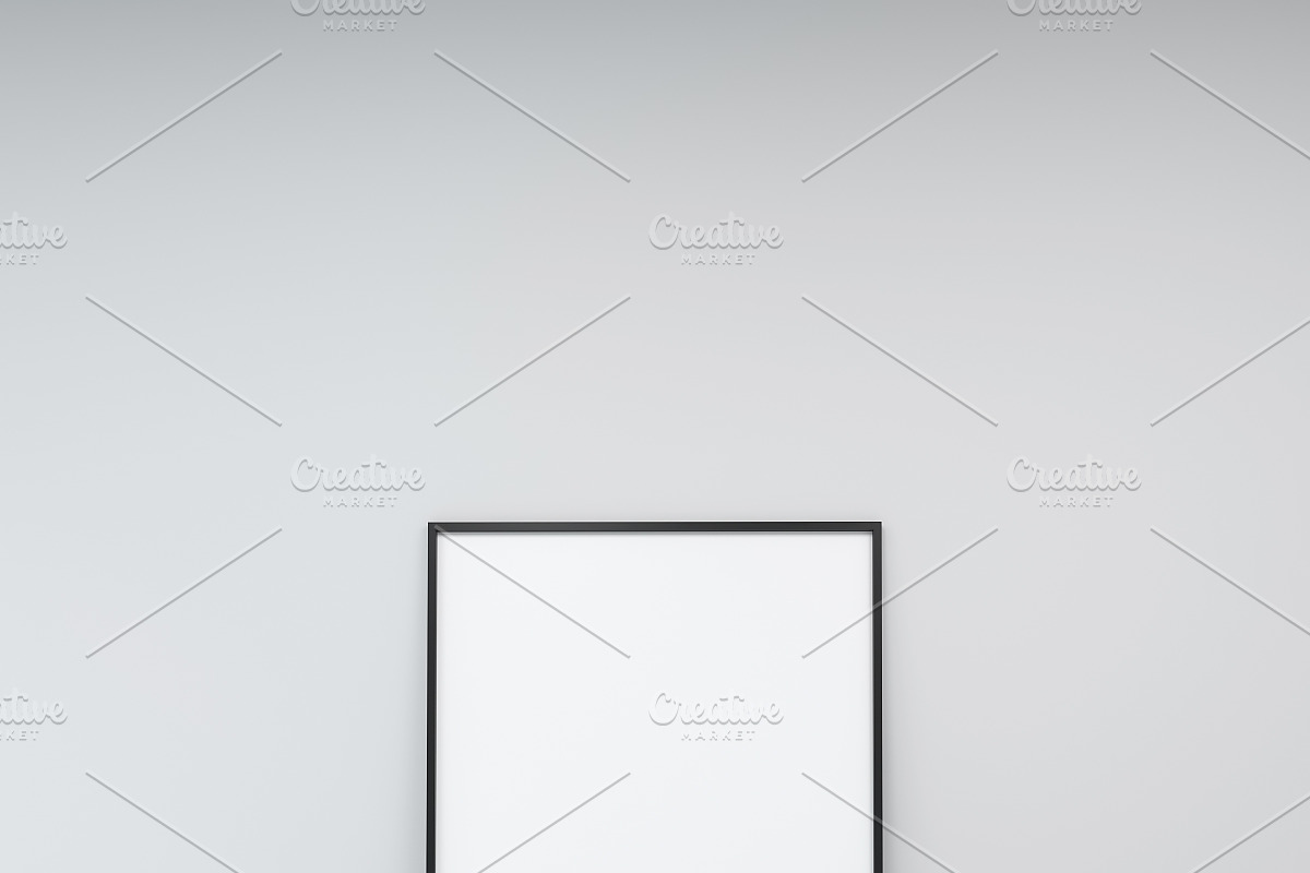 Mockup interior with frame, a Product Mockup by 2D/3D (Photo 6 of 12)