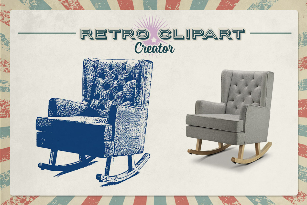 Retro Clipart Creator, an Action Add-On by g design (Photo 11 of 12)
