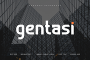 Gentasi - Corporate Font, a Sans Serif Font by Iqsiart Studio (Thumbnail 1 of 7)