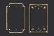 Celestial Tarot Frames Set, a Decorative Illustration by PsychocheArt (Thumbnail 3 of 4)