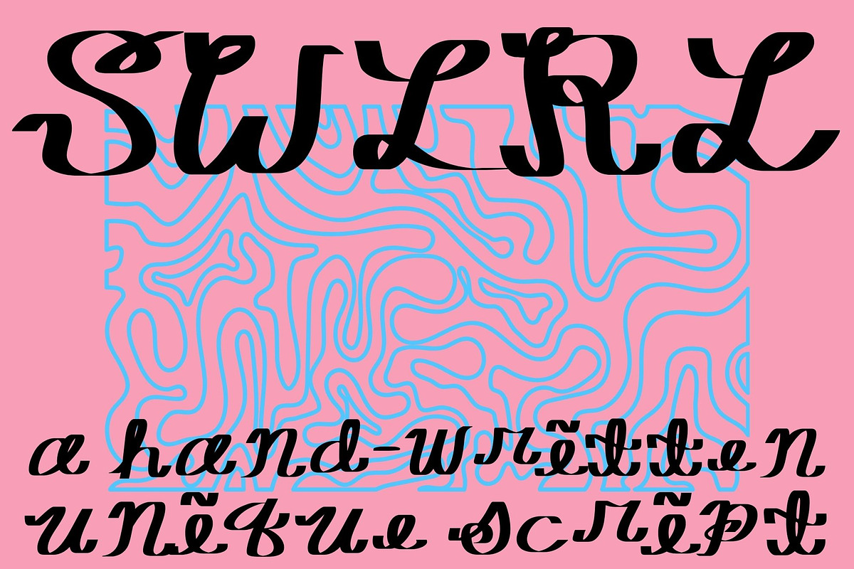 SWIRL a hand-drawn script, a Script Font by Eryn Rose Design (Photo 3 of 22)