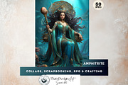 Greek Sea Gods Digital Papers, a Person Illustration by ThatsDesignArt (Thumbnail 5 of 10)