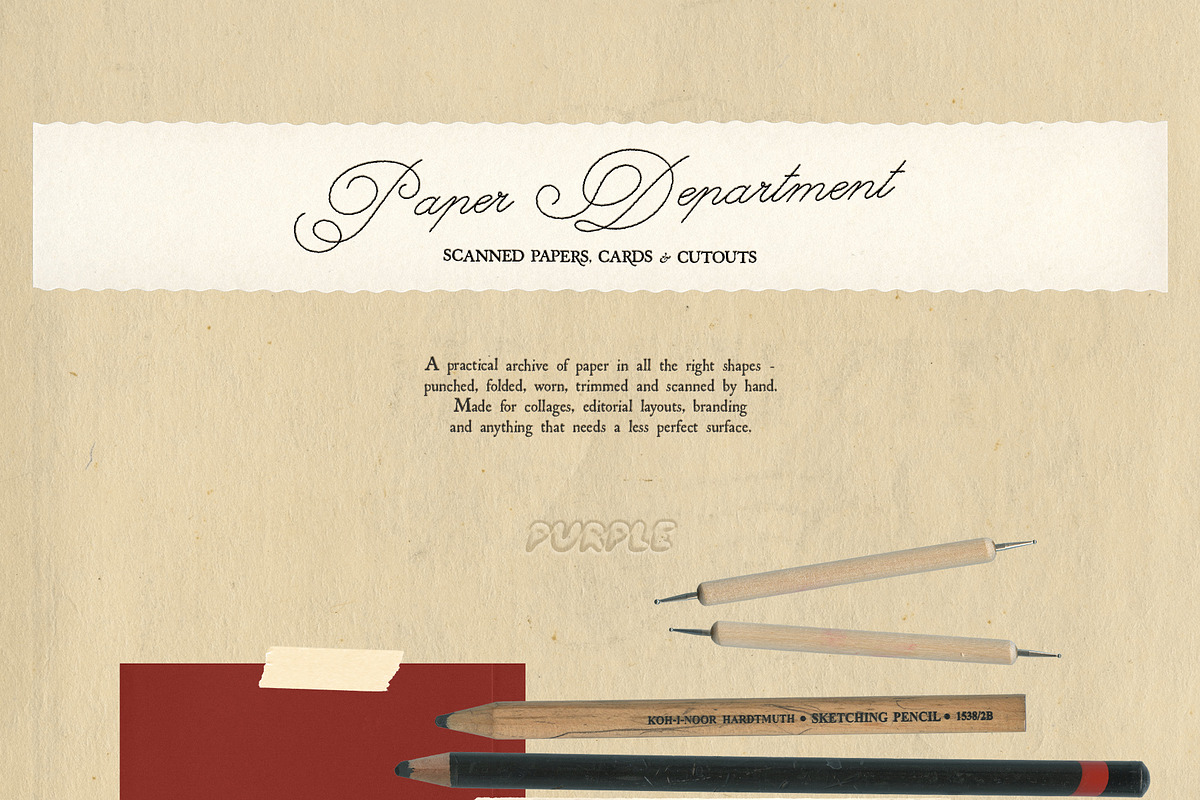 Paper Department: Paper Scans, an Object Graphic by Purple (Photo 6 of 9)