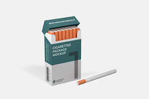 Cigarretes Mockup